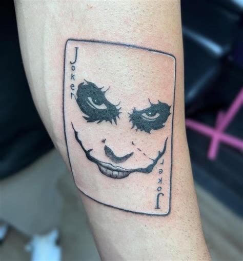 joker card tattoo|80 Badass Joker Tattoo Designs (2024) .